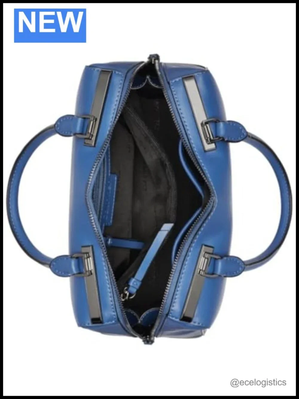 Vegan Leather Satchel Purse with Top Zip, Crossbody Strap, Multiple Pockets